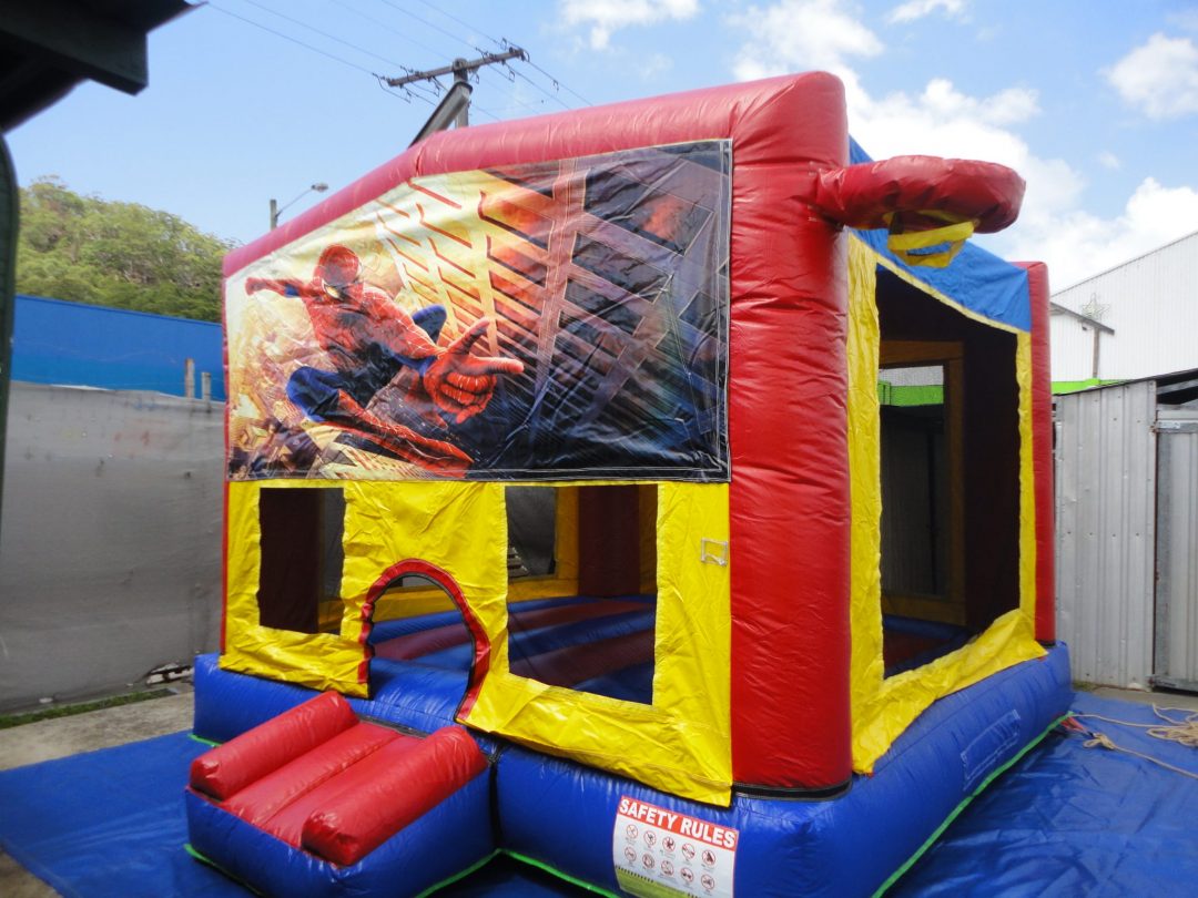 Spiderman Castle JoJo's Party Hire Central Coast