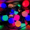 Outdoor Festoon Coloured LED Bulb String - 25m - Image 2